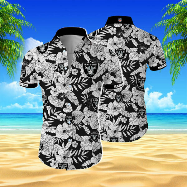 Oakland Raiders Hawaiian Shirt Aloha Shirt N03