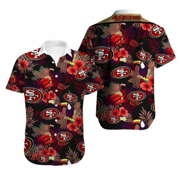 San Francisco 49ers Limited Edition Hawaiian Shirt Model 1