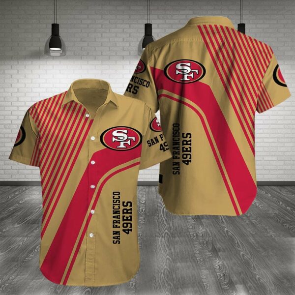 San Francisco 49ers Limited Edition Hawaiian Shirt Model 3