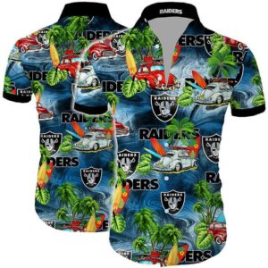 Oakland Raiders Hawaiian Shirt Aloha Shirt N04