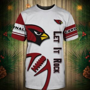 Arizona Cardinals T-shirt Graphic balls gift for fans