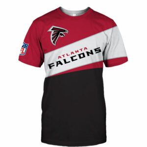Atlanta Falcons T-Shirt 3D new style Short Sleeve gift for fanAtlanta Falcons T-Shirt 3D new style Short Sleeve gift for fan