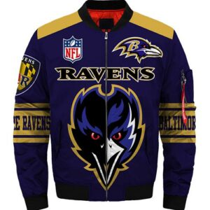 Baltimore Ravens Jacket Style #2 winter coat gift for men