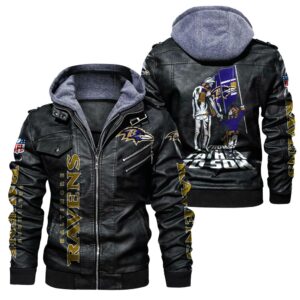 Baltimore Ravens Leather Jacket "From father to son"