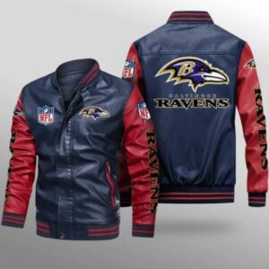 Baltimore Ravens Leather Jackets Gift for fans
