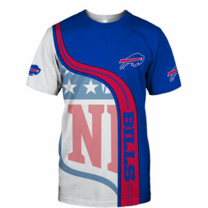 Buffalo Bills T-shirt 3D summer Short Sleeve gift for fan