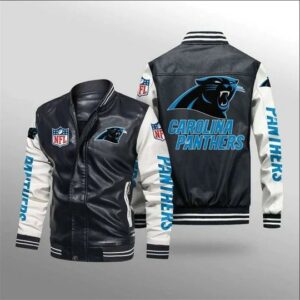 Carolina Panthers Leather Jackets Gift for fans