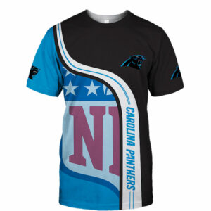 Carolina Panthers T-shirt 3D summer Short Sleeve gift for fan
