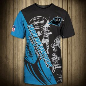 Carolina Panthers T-shirt Graphic Cartoon player gift for fans