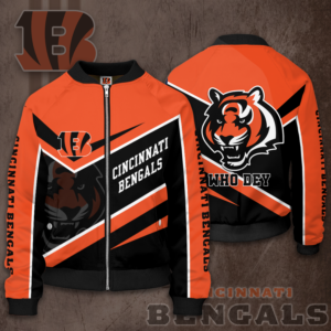 NFL Cincinnati Bengals CB Bomber Jacket