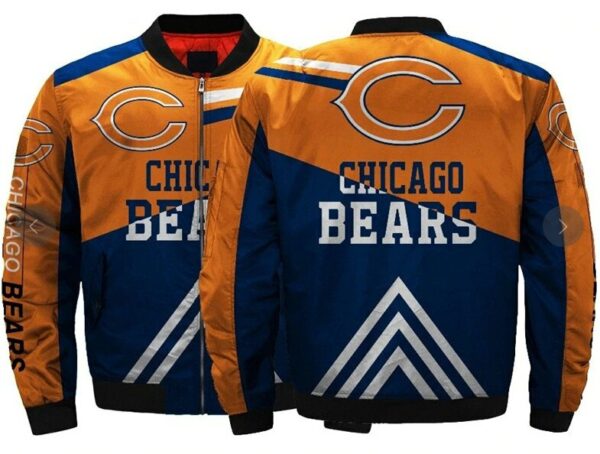 Chicago Bears bomber jacket winter coat gift for men