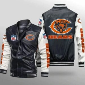 Chicago Bears Leather Jackets Gift for fans