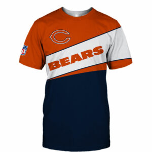 Chicago Bears T-shirt 3D new style Short Sleeve gift for fan