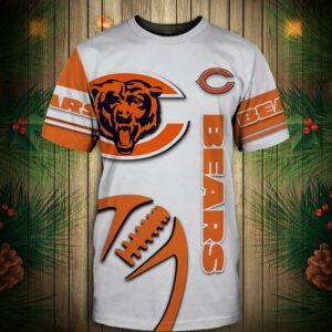 Chicago Bears T-shirt Graphic balls gift for fans