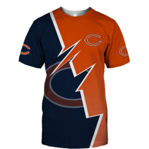 Chicago Bears T-shirt Zigzag graphic Summer gift for fans