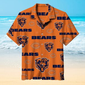 Chicago Bears Unisex Hawaiian Short Sleeve Shirt