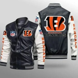 Cincinnati Bengals Leather Jacket Gift for fans