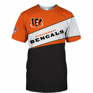 Cincinnati Bengals T-shirt 3D new style Short Sleeve gift for fan