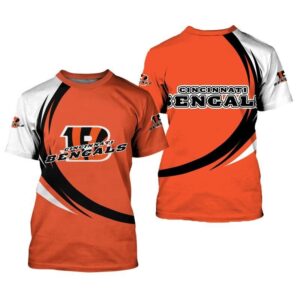 Cincinnati Bengals T-shirt curve Style gift for men