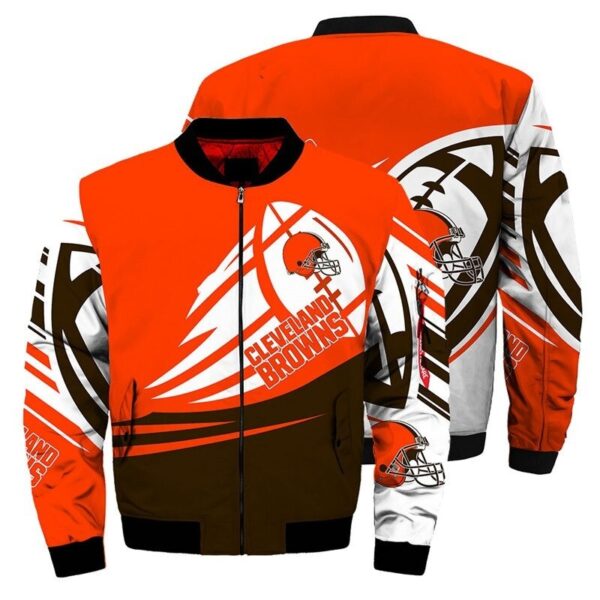 Cleveland Browns Bomber Jacket graphic ultra-balls