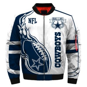 Dallas Cowboys bomber jacket winter coat gift for men