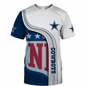 Dallas Cowboys T-shirt 3D summer Short Sleeve gift for fan
