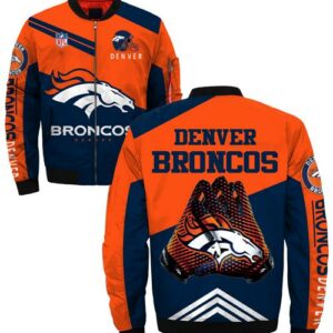 Denver Broncos bomber Jacket Style #1 winter coat gift for men