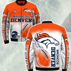 Denver Broncos bomber Jacket Style #2 winter coat gift for men