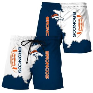 Denver Broncos Summer Beach Shorts Model 4