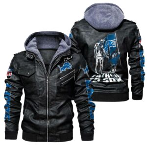 Detroit Lions Leather Jacket “From father to son”