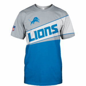 Detroit Lions T-shirt 3D new style Short Sleeve gift for fan