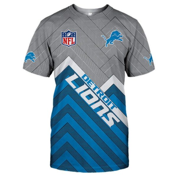 Detroit Lions T-shirt Short Sleeve custom cheap gift for fans