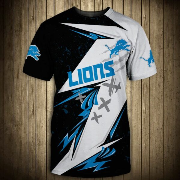 Detroit Lions T-shirt Thunder graphic gift for men
