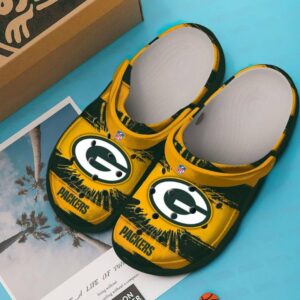 green bay packers crocband nfl clog shoes