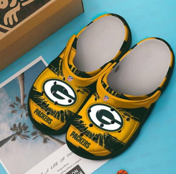 green bay packers crocband nfl clog shoes
