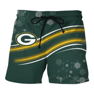Green Bay Packers Summer Beach Shorts Model 1