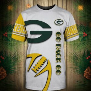 Green Bay Packers T-shirt Graphic balls gift for fans