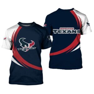 Houston Texans T-shirt curve Style gift for men