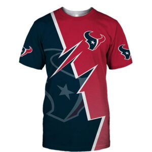 Houston Texans T-shirt Zigzag graphic Summer gift for fans