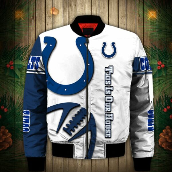 Indianapolis Colts Bomber jacket Graphic balls gift for fans