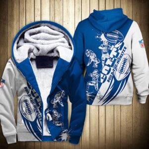 Indianapolis Colts Fleece Jacket 3D Graphic Cartoon player