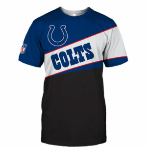 Indianapolis Colts T-shirt 3D new style Short Sleeve gift for fan