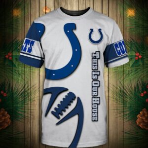Indianapolis Colts T-shirt Graphic balls gift for fans