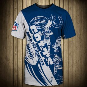 Indianapolis Colts T-shirt Graphic Cartoon player gift for fans