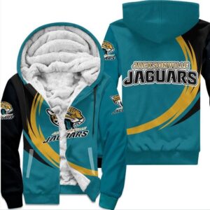 Jacksonville Jaguars Fleece Jacket 3D curve great fleece hoodie
