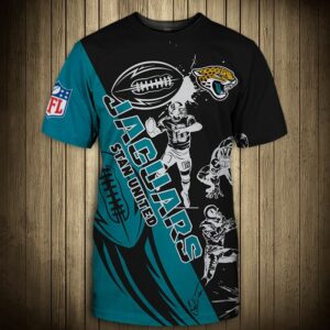 Jacksonville Jaguars T-shirt Graphic Cartoon player gift for fans