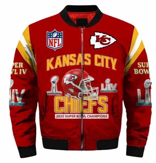 Kansas City Chiefs bomber jacket Super Bowl Champions coat gift for men