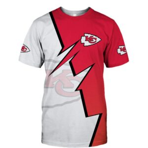Kansas City Chiefs T-shirt Zigzag graphic Summer gift for fans