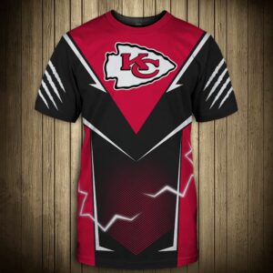 Kansas City Chiefs T-shirts lightning graphic gift for men