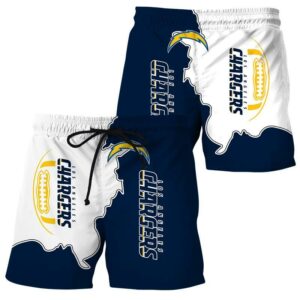 Los Angeles Chargers Summer Beach Shorts Model 5